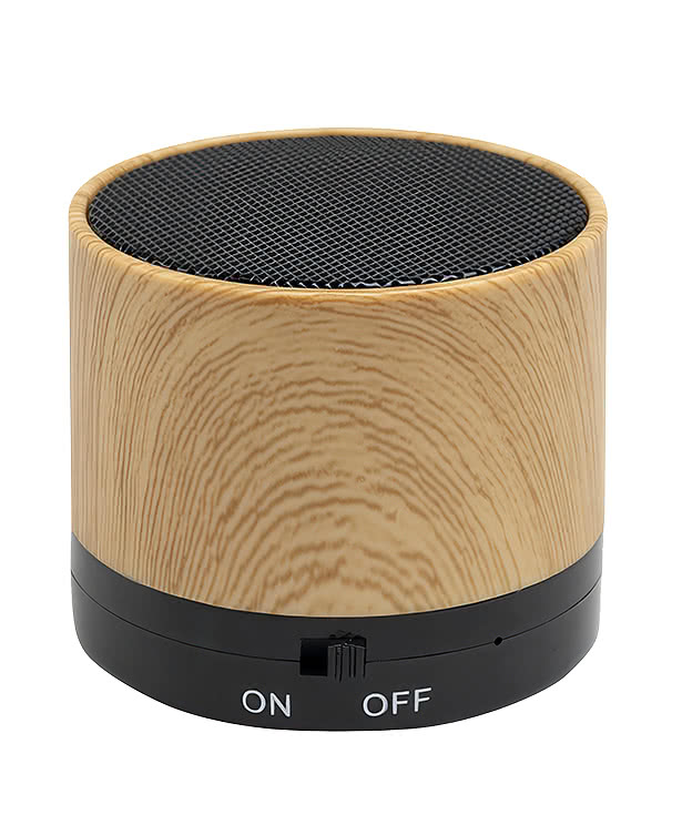 Allegro Wood Grain Wireless Bluetooth Speaker