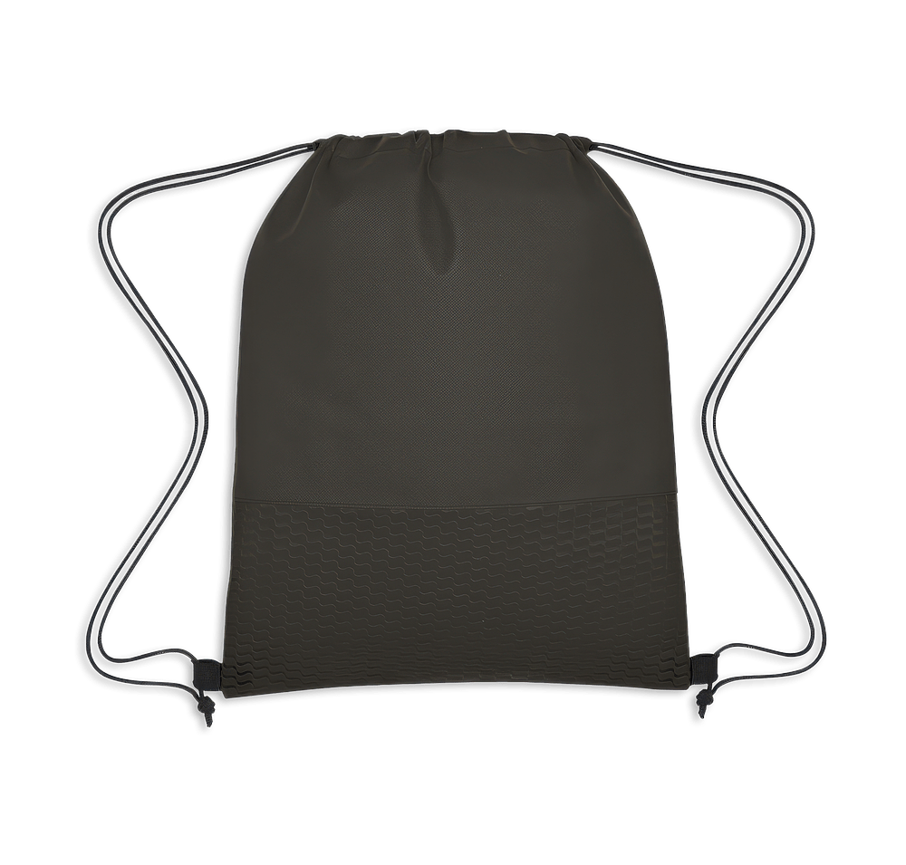 Full Color Wave Non-Woven Drawstring Bag-default