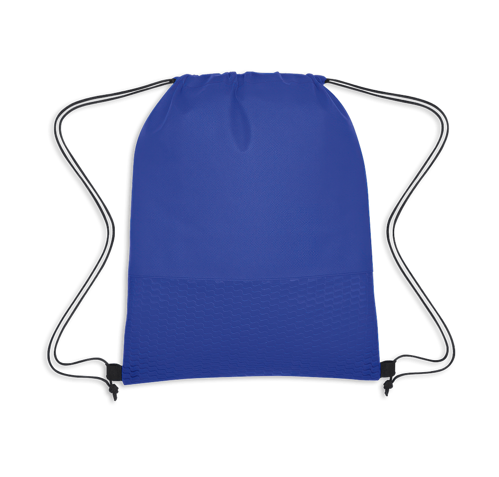 Full Color Wave Non-Woven Drawstring Bag-default