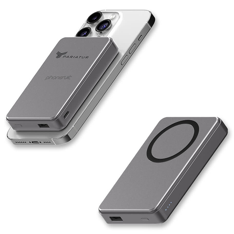 10,000 mAh PhoneSuit Elite Mag Qi2 Wireless Portable Power Bank