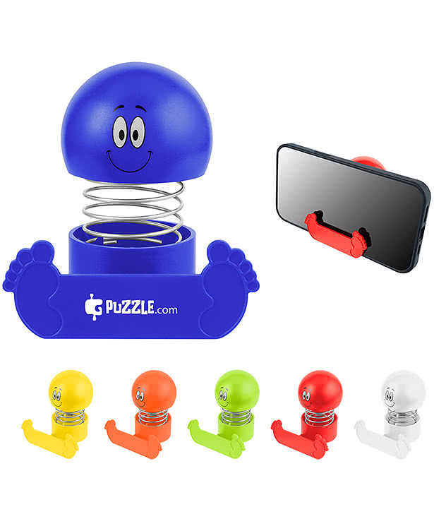 Smiley Bobble Head Phone Holder