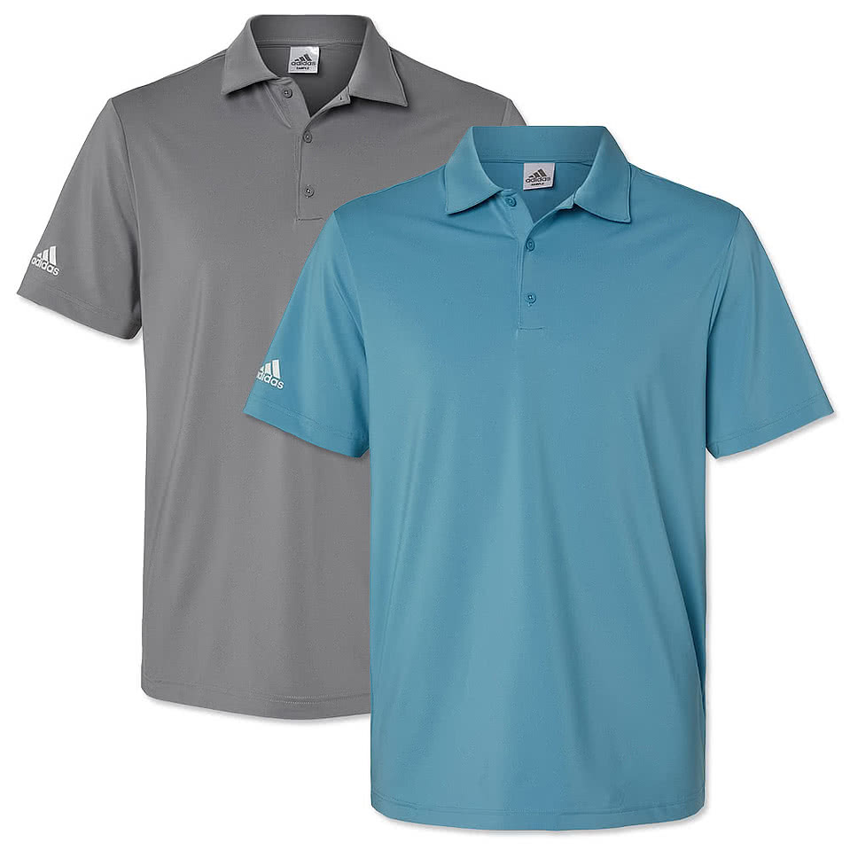 Adidas Ultimate Recycled UPF 50 Performance Polo - Printed