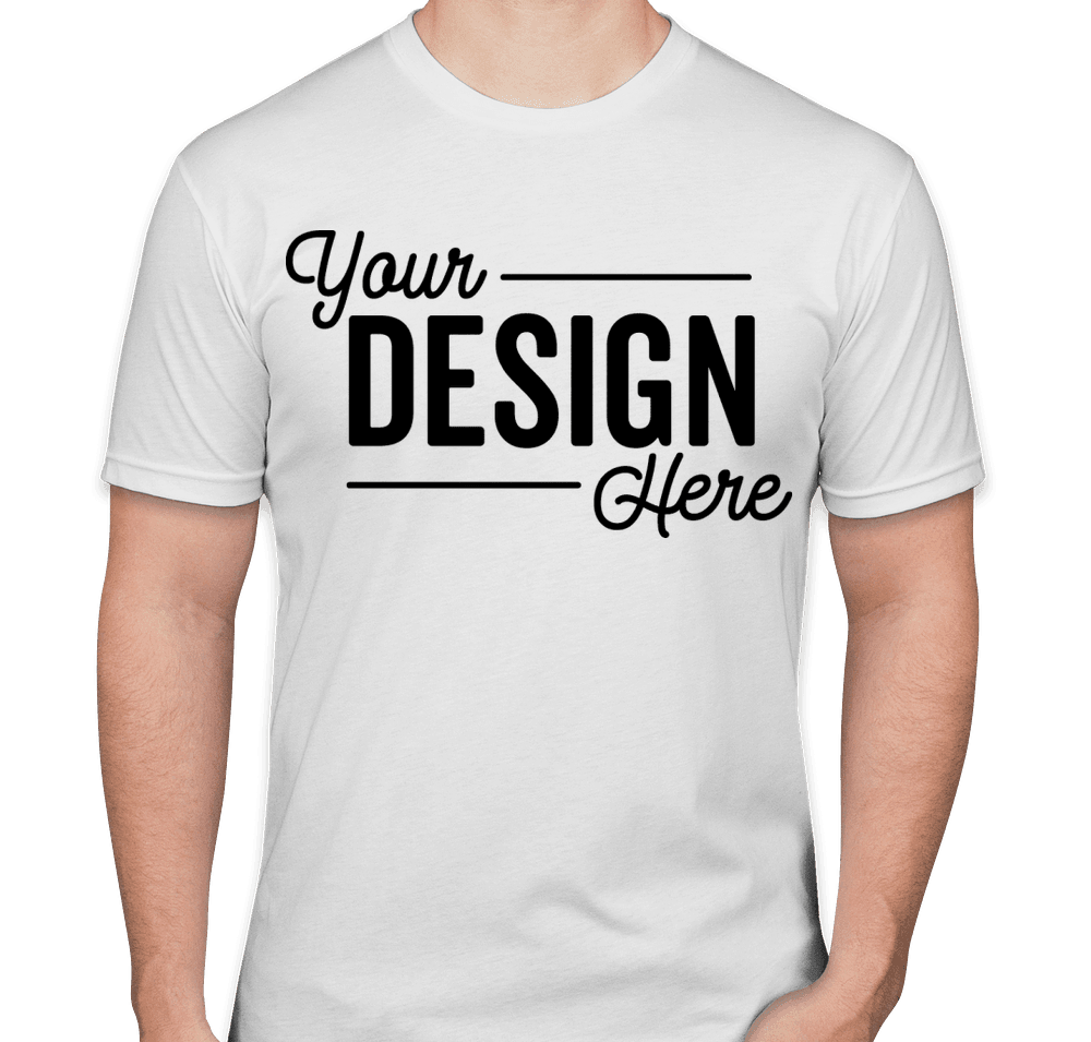 Custom Next Level Jersey T-shirt - Design Short Sleeve T