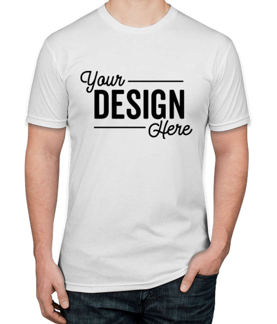 Next Level Jersey T-shirt in White