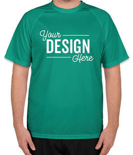 Augusta Attain Short Sleeve Raglan Performance Shirt - Color: Teal