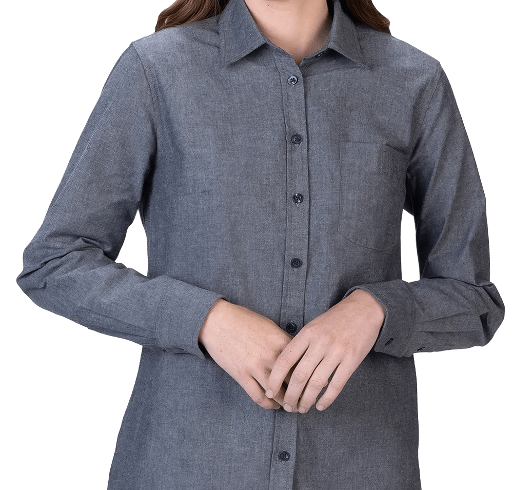 Edwards Women's Chambray Long Sleeve Shirt-default