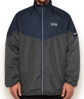 Reebok Storm Full Zip Jacket - Color: Navy / Charcoal