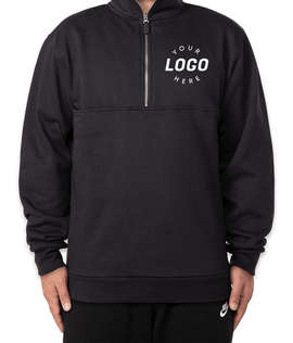 Charles River Response Heavyweight Quarter Zip Sweatshirt - Embroidered