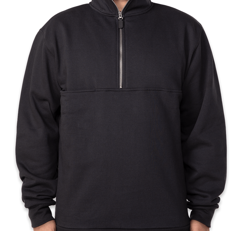 Charles River Response Heavyweight Quarter Zip Sweatshirt-default