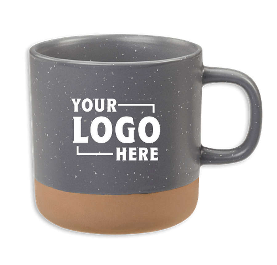 12 oz. Santos Ceramic Mug in Gray