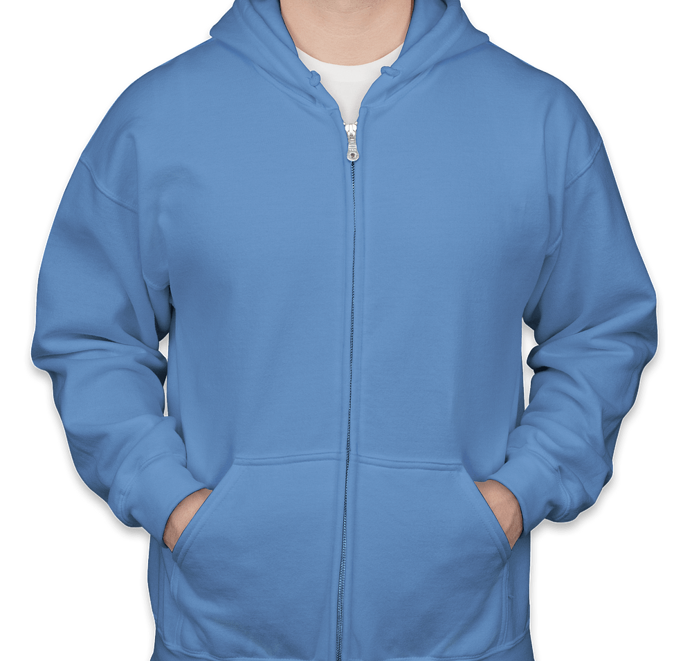 Gildan Midweight 50/50 Zip Hoodie - Embroidered-default