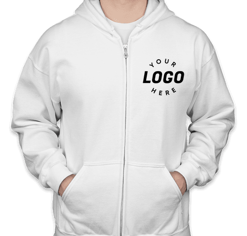 Gildan midweight zip hoodie clearance