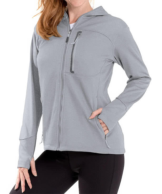 Fossa Apparel Women's Mesa Hooded Fleece Jacket