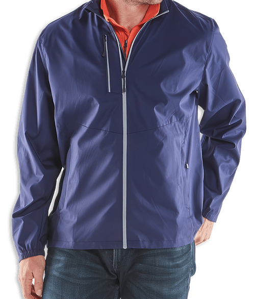 Storm Creek Idealist Full Zip Windbreaker in Navy Blue