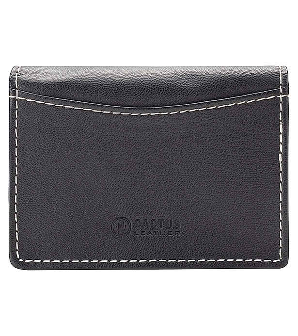 Aarau Cactus Leather Business Card Holder & Wallet