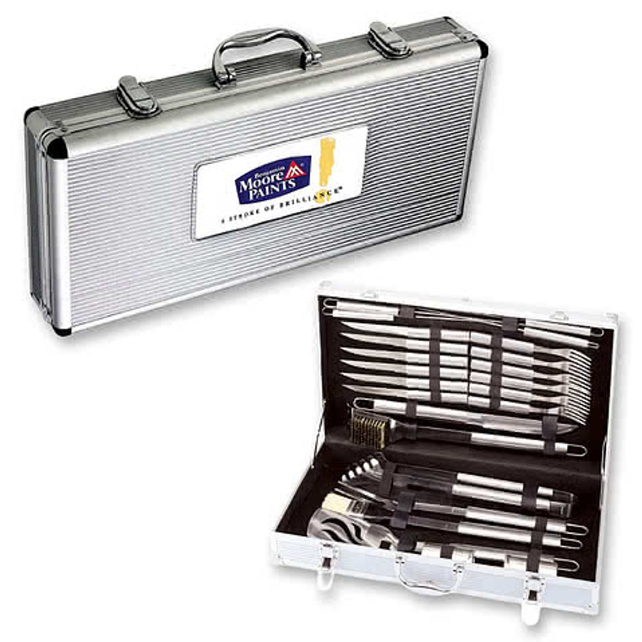 Family BBQ Set - 24pc in Silver