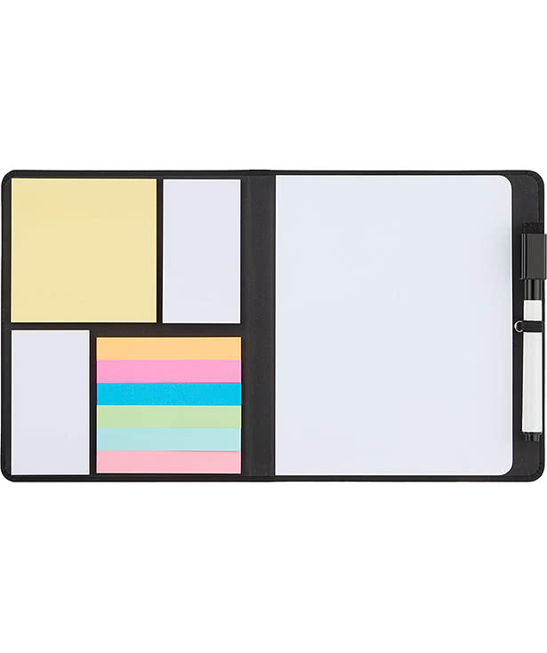 Recycled White Board & Sticky Notes Notepad