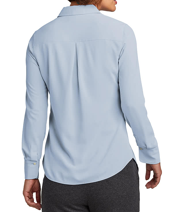 Brooks Brothers Women’s Full-Button Satin Blouse
