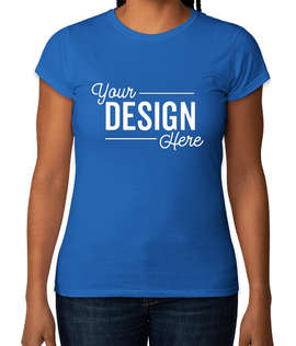 Gildan Women's Slim Fit Softstyle Jersey T-shirt - Color: Royal