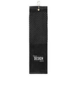 Scrubber Golf Towel - Color: Black
