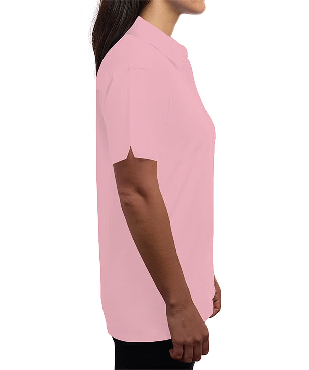 Blue Generation Women's Poplin Short Sleeve Dress Shirt