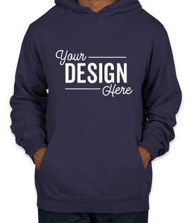 Port & Company Pigment Dyed Pullover Hoodie - Color: True Navy