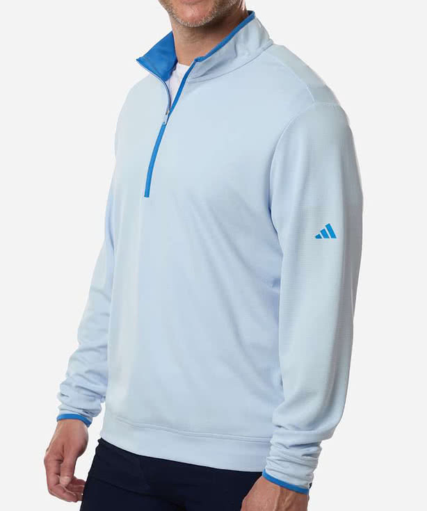 Adidas Recycled Lightweight Quarter Zip Performance Shirt