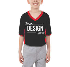 Augusta Youth Cutter+ UPF 50 V-Neck Jersey