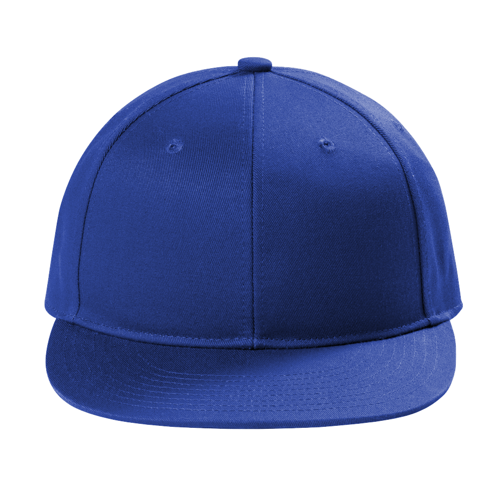 Port Authority Solid Flat Bill Snapback Hat-default