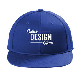 Port Authority Solid Flat Bill Snapback Hat