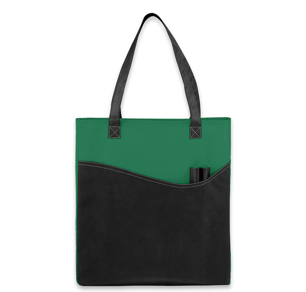 Promotional Non-Woven Pocket Convention Tote Bag-default
