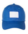 Ahead Largo Washed Twill Baseball Hat - White Rectangle Patch - Printed