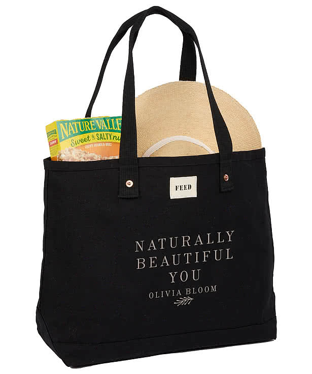 FEED Organic Cotton Weekend Tote Bag