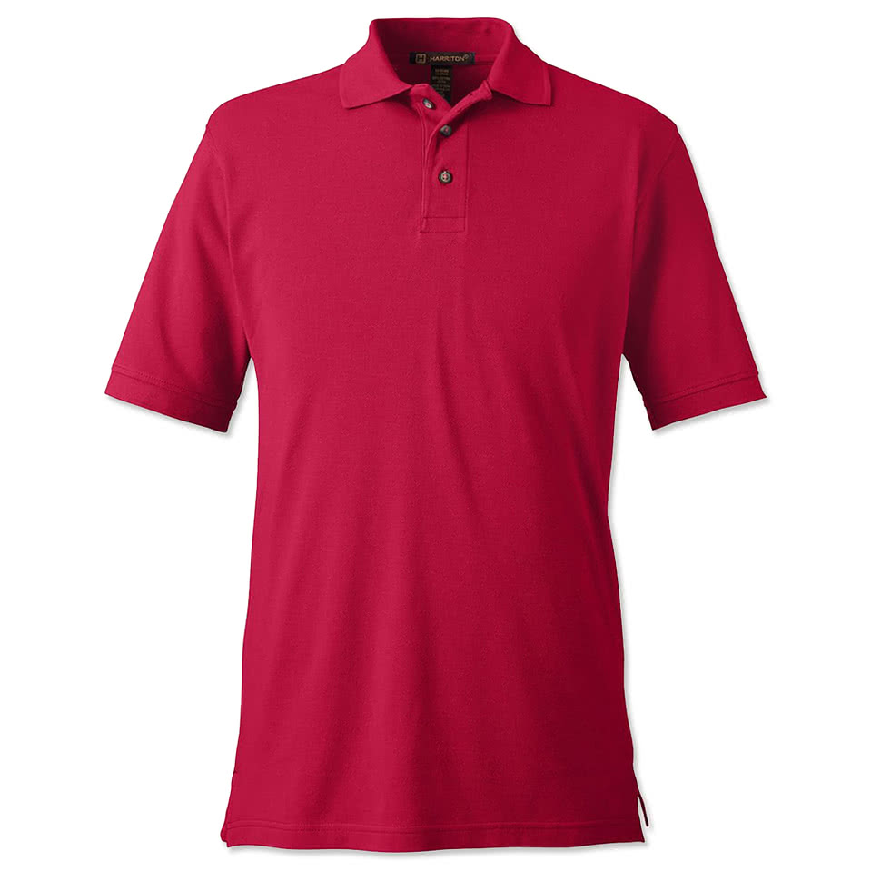 Harriton Cotton Pique Polo