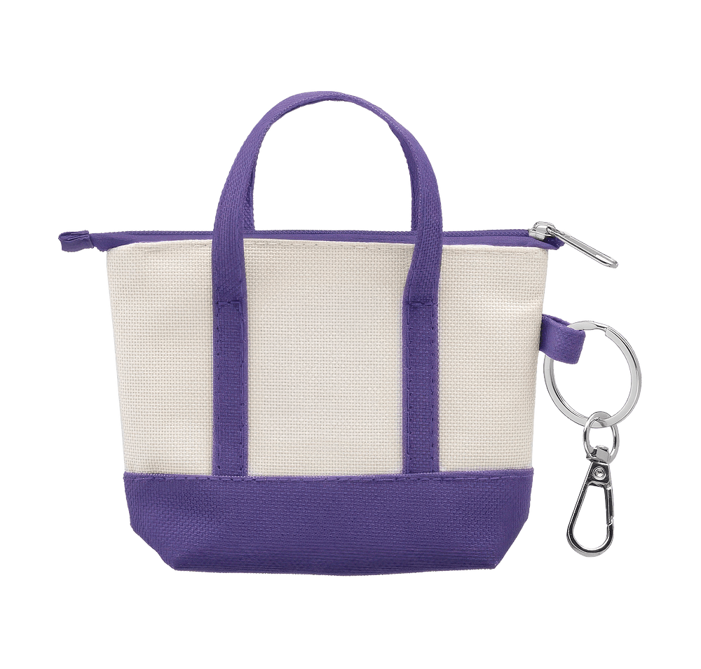 Mini Zippered Tote Bag Charm-default