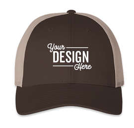 Richardson Low Profile Trucker Hat - Color: Brown / Khaki