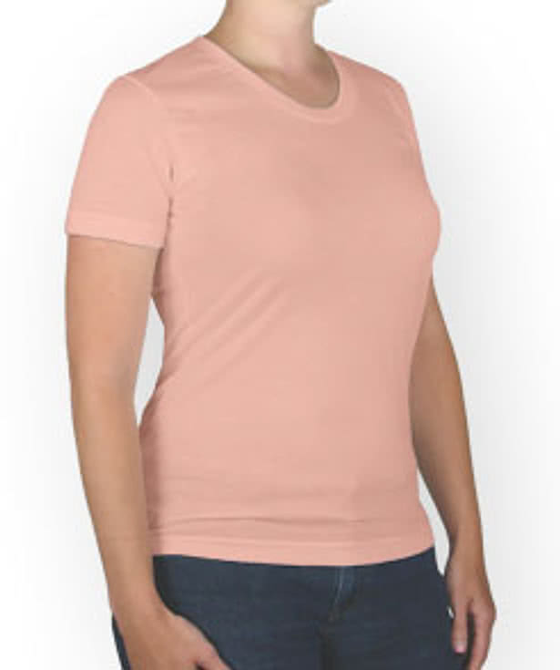 American Apparel USA-Made Juniors 50/50 T-shirt