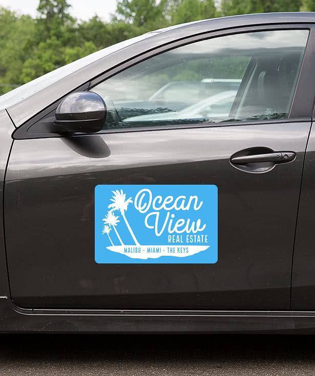 Full Color 18" X 11.5" Car Door Magnet
