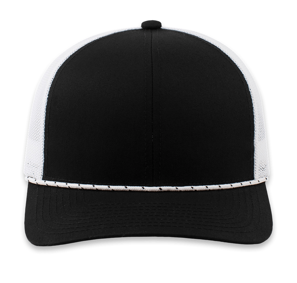 Pacific Headwear Braid Snapback Trucker Hat-default
