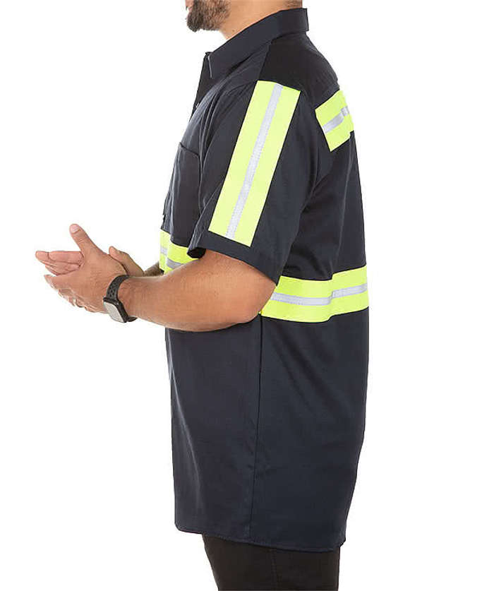 Red Kap Enhanced Visibility Safety Work Shirt