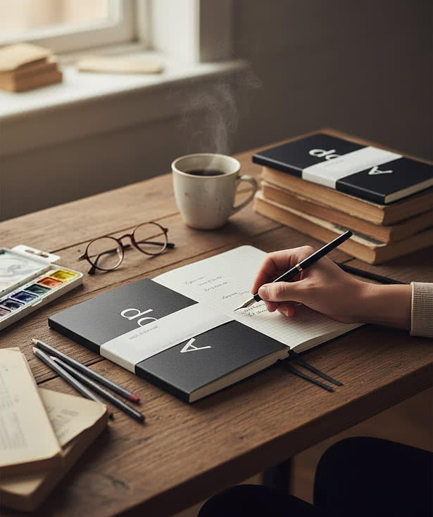 Moleskine Large Soft Cover Volant Notebook Gift Set