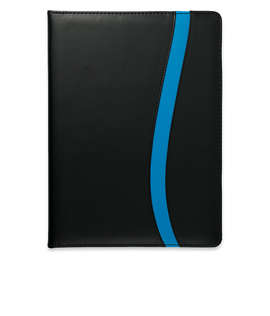 Session UltraHyde Padfolio - Color: Black / Blue Trim