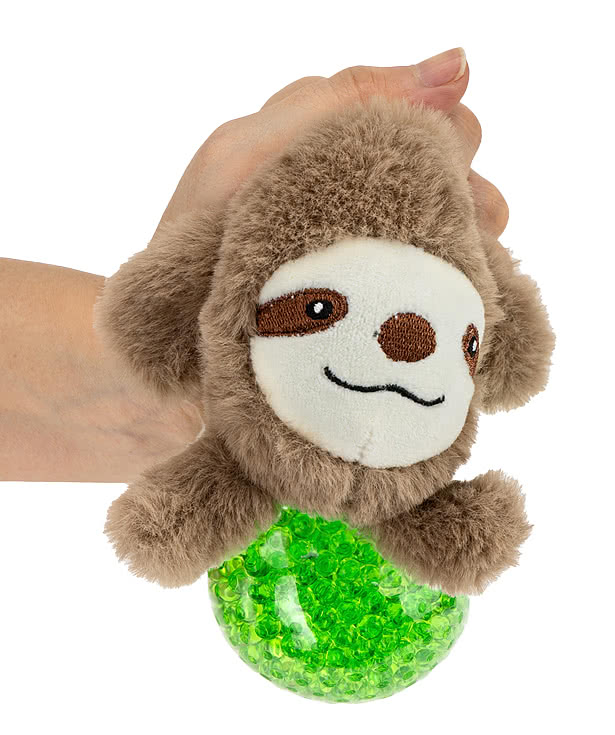 Stress Busters Sloth Plush Gel Stress Reliever