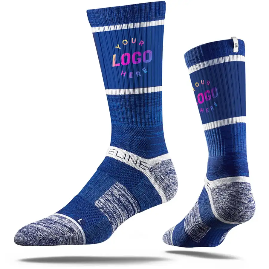 Premium Compression Crew Socks in red