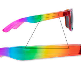 Rainbow Malibu Sunglasses - Color: Rainbow