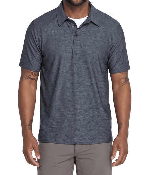 Red Kap Cooling UPF 50 Stretch Polo in Blue Heather