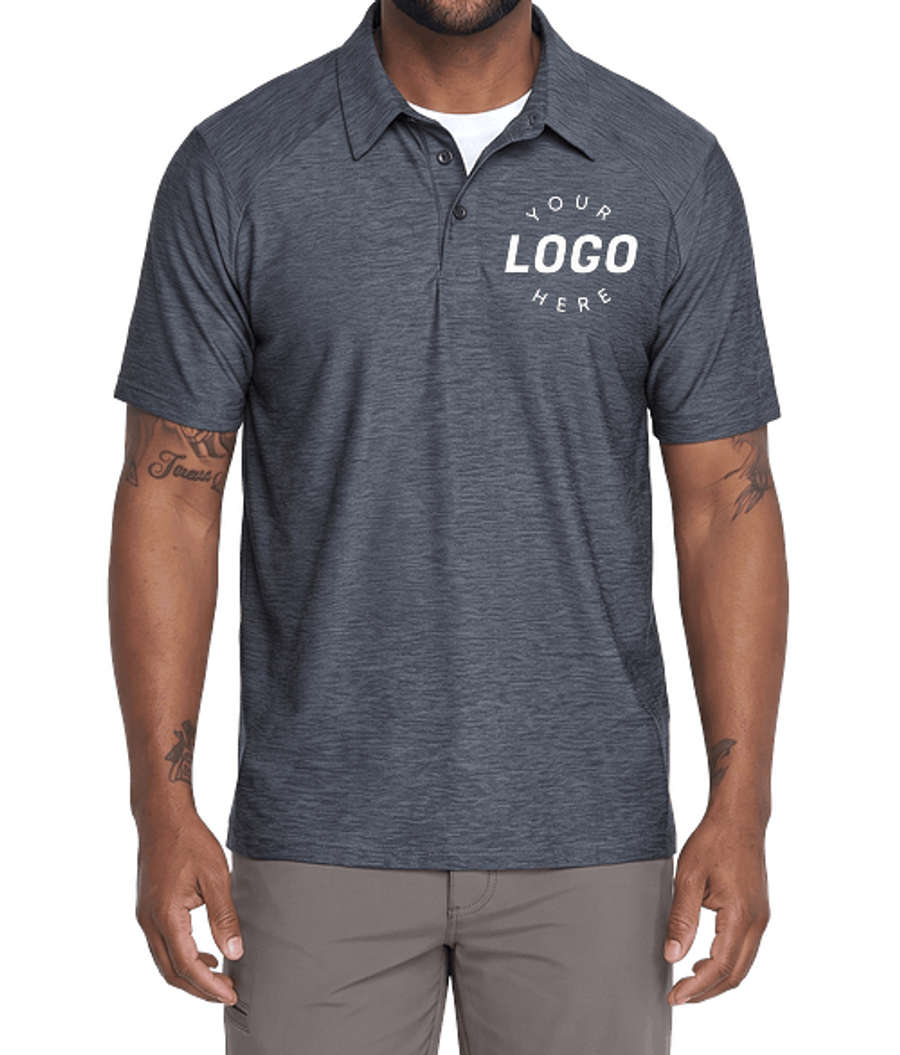 Red Kap Cooling UPF 50 Stretch Polo in Blue Heather