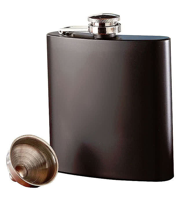Black Flask Set