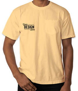 Comfort Colors 100% Cotton Pocket T-shirt