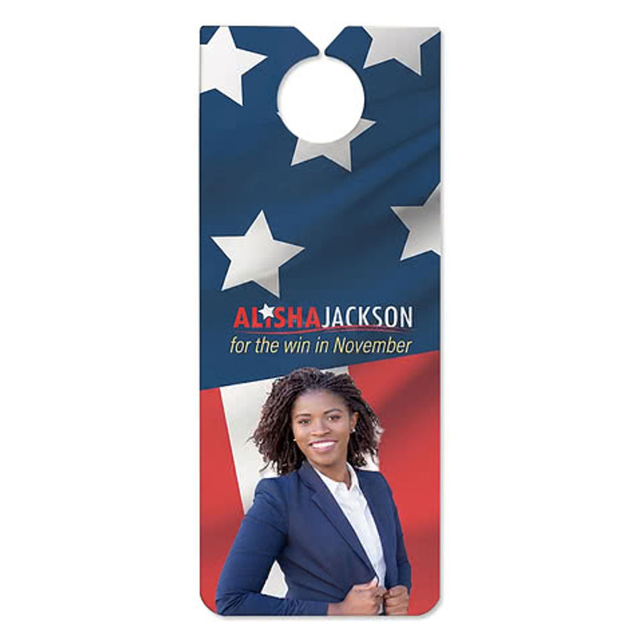 3.5" x 6.75" Door Knob Hanger in White